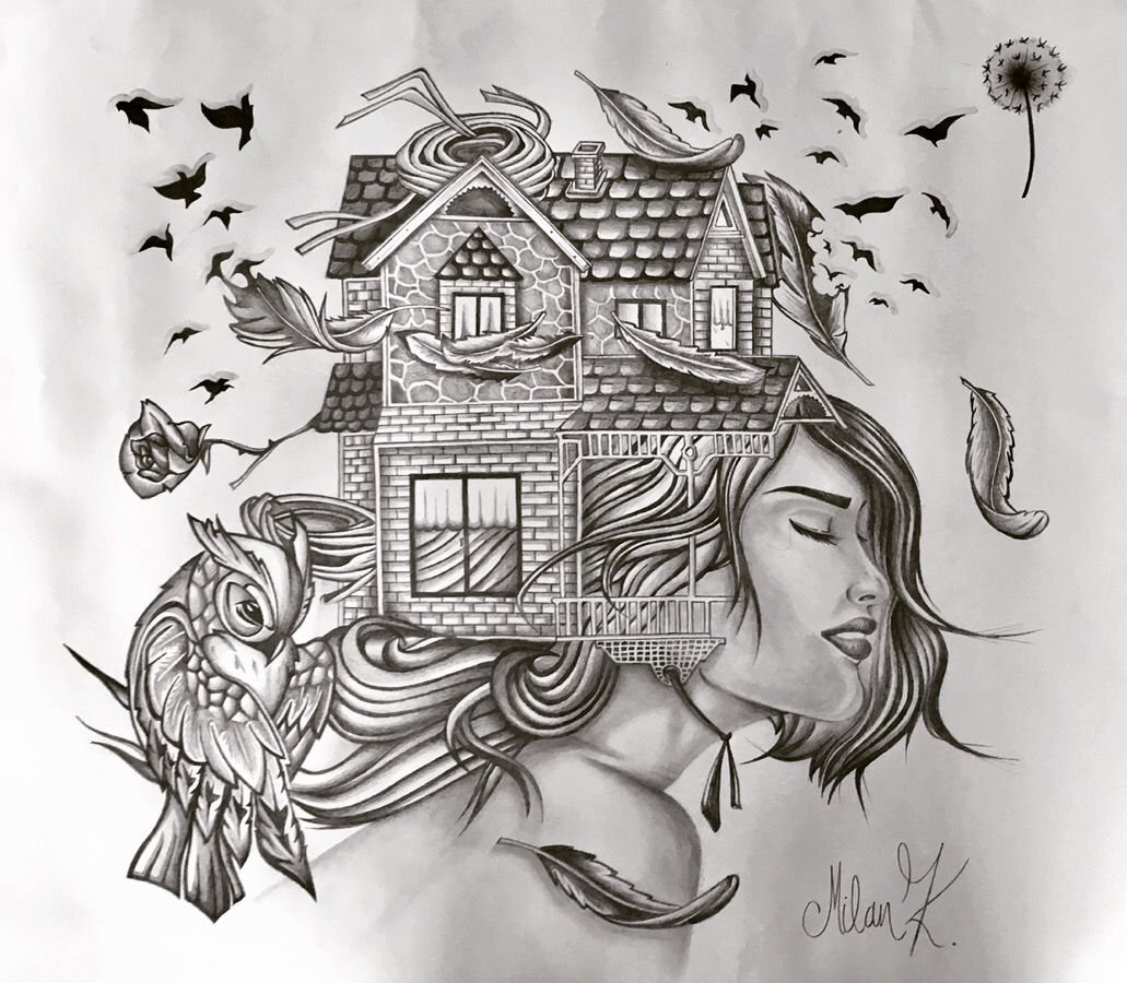 Grafitna Olovka Arhitektura Crtež Skica